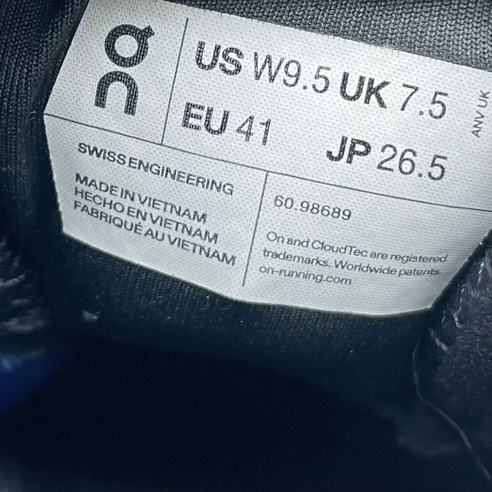 On Cloud X 3 Sneakers Womens 9.5 60.98689 Purple Running Athletic‎ Gym Shoes